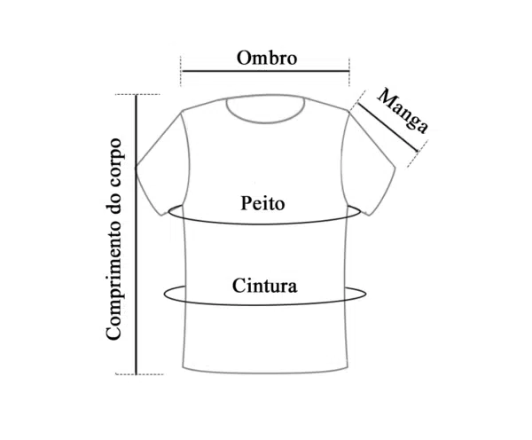 Como medir camisa masculina