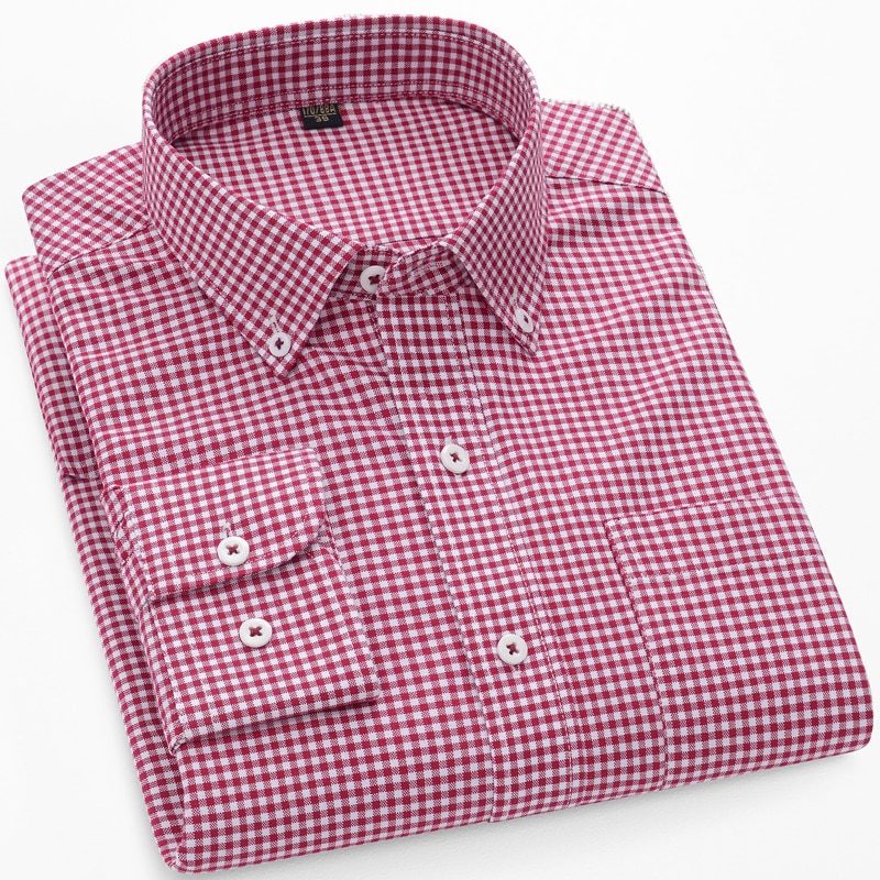 Camisa Masculina 100% Algodão Xadrez